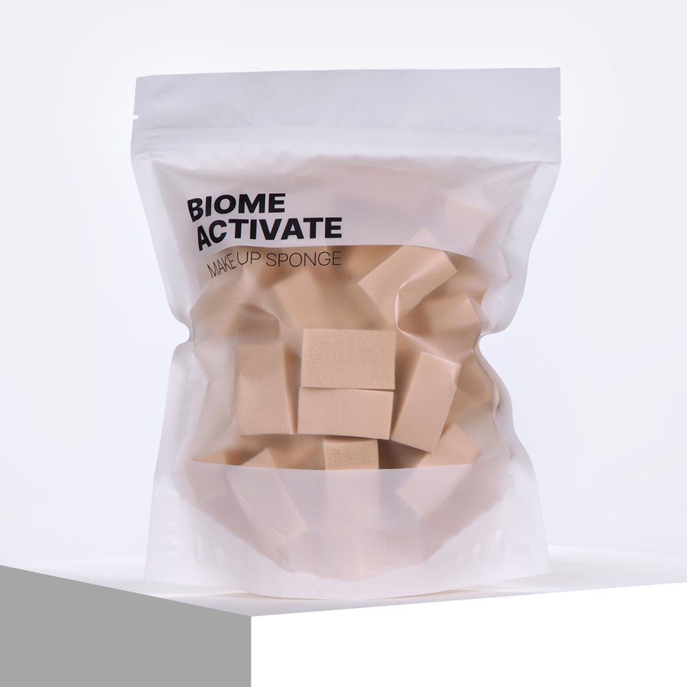 [바액] 메이크업 스펀지 직사각 [40P] 말랑텐션 네츄럴커버 데일리용