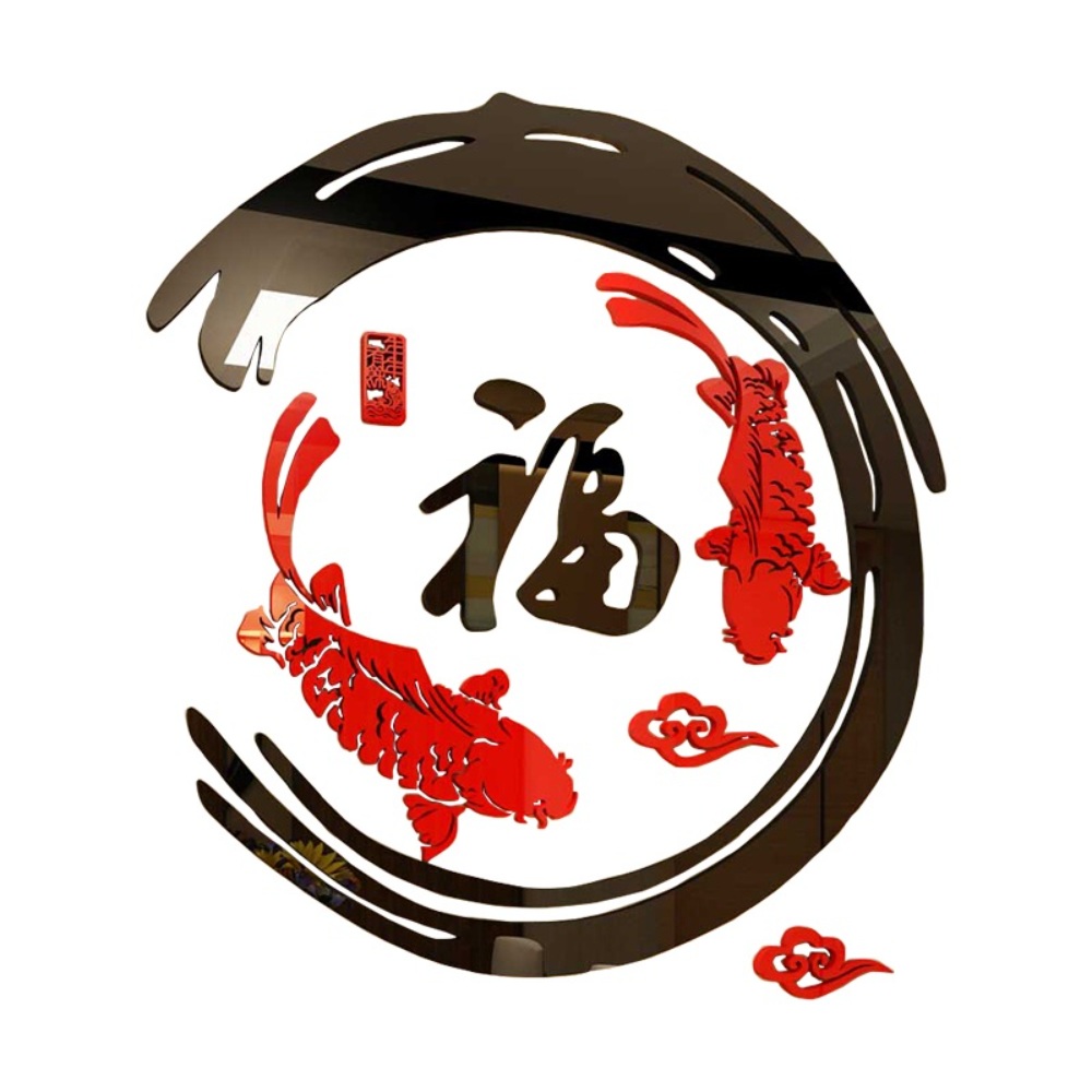 중국집 벽장식 인테리어 물고기 그림 재물운 - 상세 이미지 5