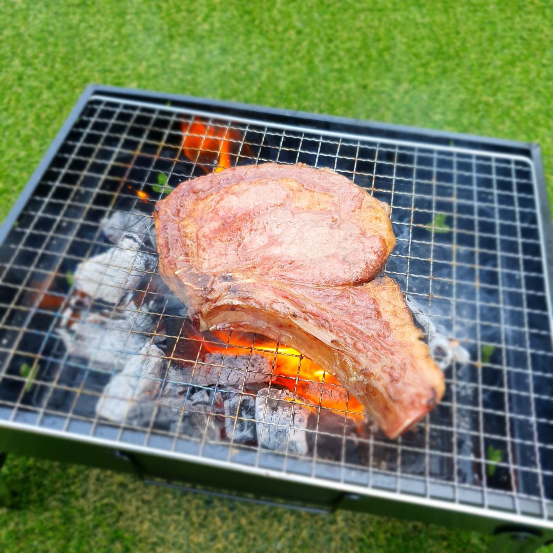 우주캠핑 올인원 바베큐그릴 접이식 숯불 화로대