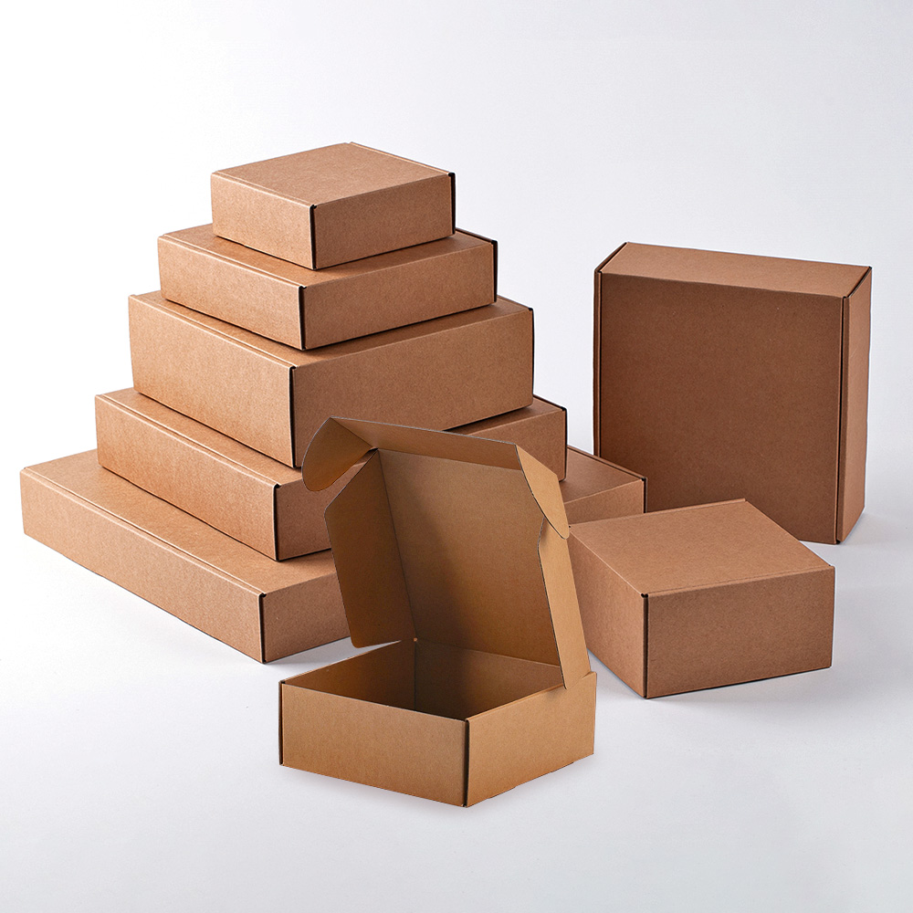 B0 정사각형 포장 박스 크라프트 6.5x6.5x3 선물 상자 - 상세 이미지 5