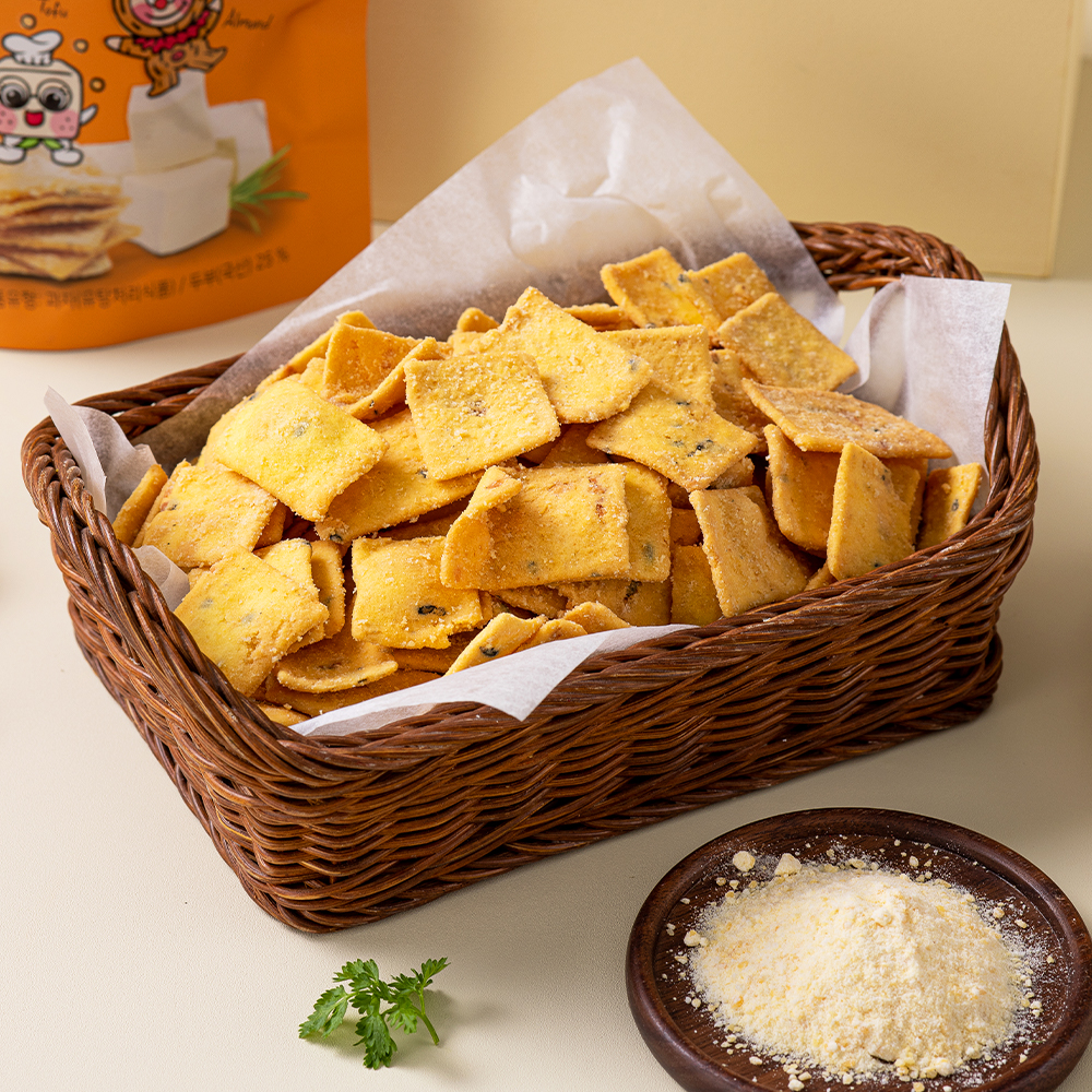 국산 콩으로 만든 아몬드땅콩 두부과자 55g 3팩+3팩 - 상세 이미지 3