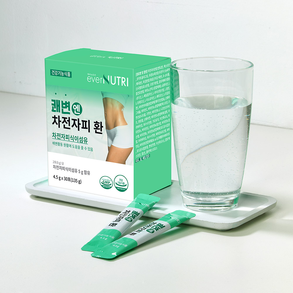 에버뉴트리 쾌변엔 차전자피 식이섬유 환 30포, 5개 - 상세 이미지 4