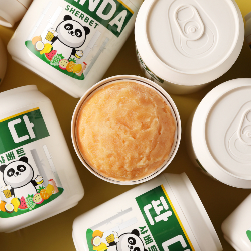 [박스] 판다 컵샤베트용 케이스 (240ml 전용) x 16개 주점 디저트 케이스 - 상세 이미지 2