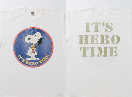 토이즈맥코이 스누피 반팔 티셔츠 TMC2423 HERO TIME TOYS McCOY - 상세 이미지 2
