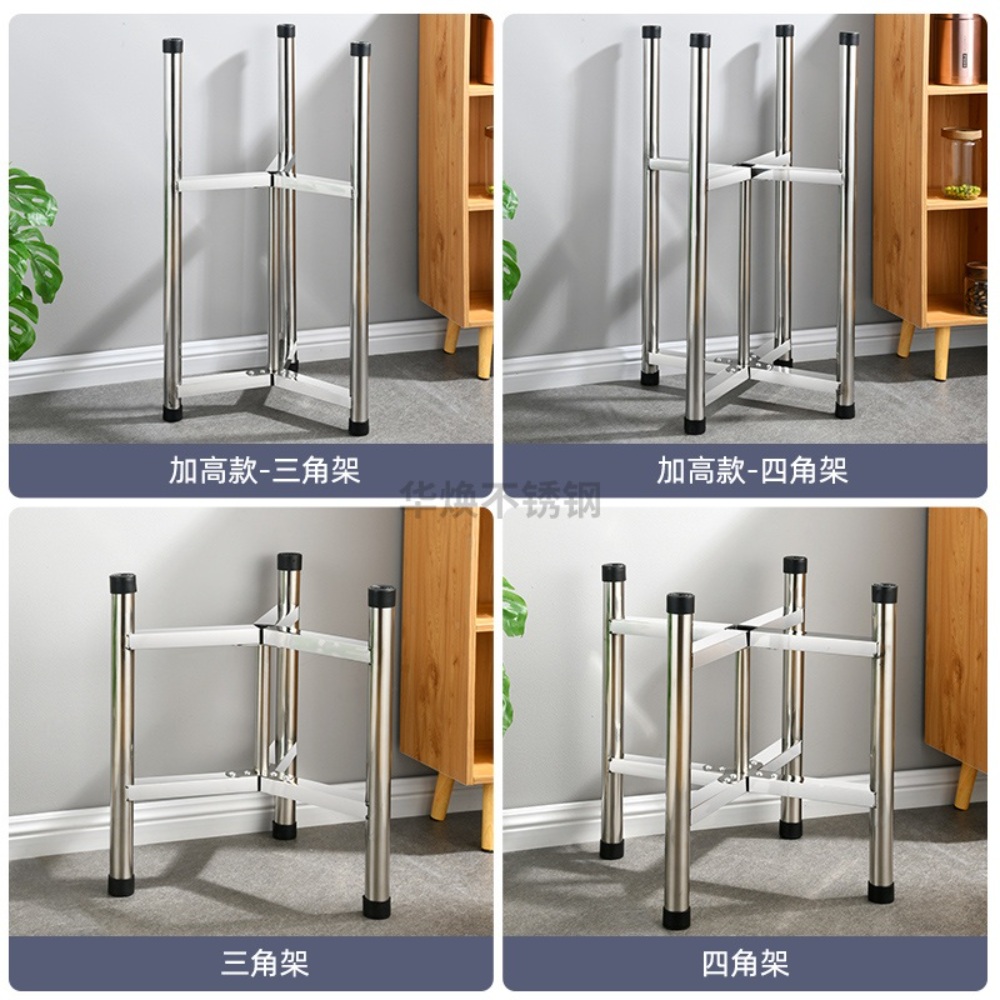 양동이거치대 스테인레스 곰솥 찜통 선반 삼각 - 상세 이미지 5