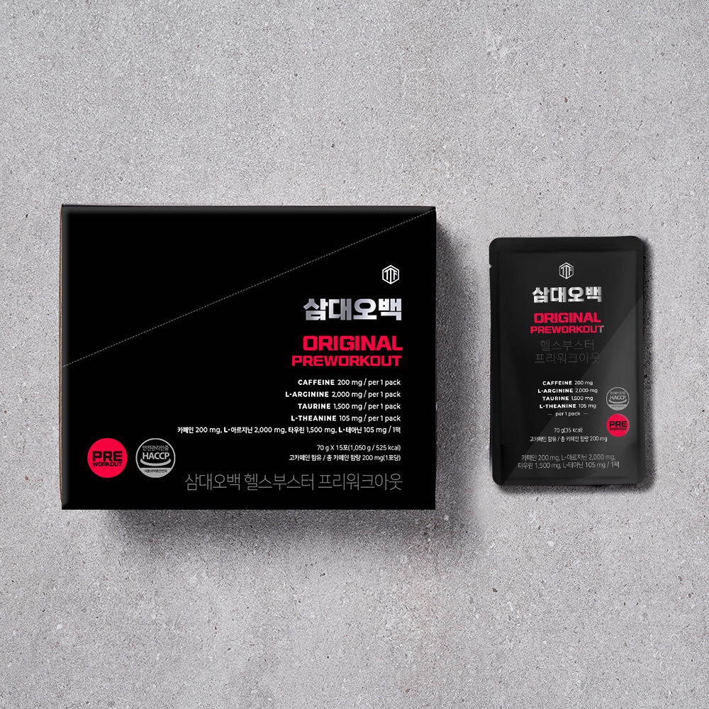 삼대오백 헬스부스터 프리워크아웃 운동전부스터 70gx15포 이미지 2
