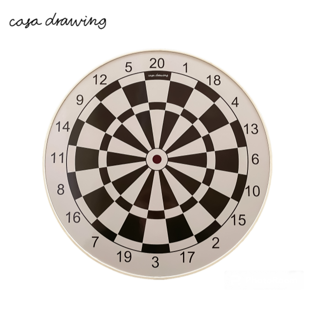 까사드로잉 마그네틱 플레이 다트 게임 감성 인테리어 베이지