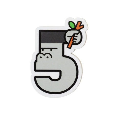 [해외]빔즈 일본 라이몽라이토 (텐큐세이이치) / 넘버스티커 - 오프화이트 254457
