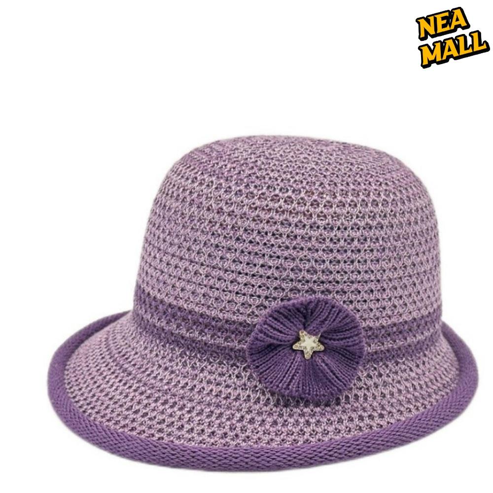 여자버킷햇 할머니여름모자 중년여성여름모자