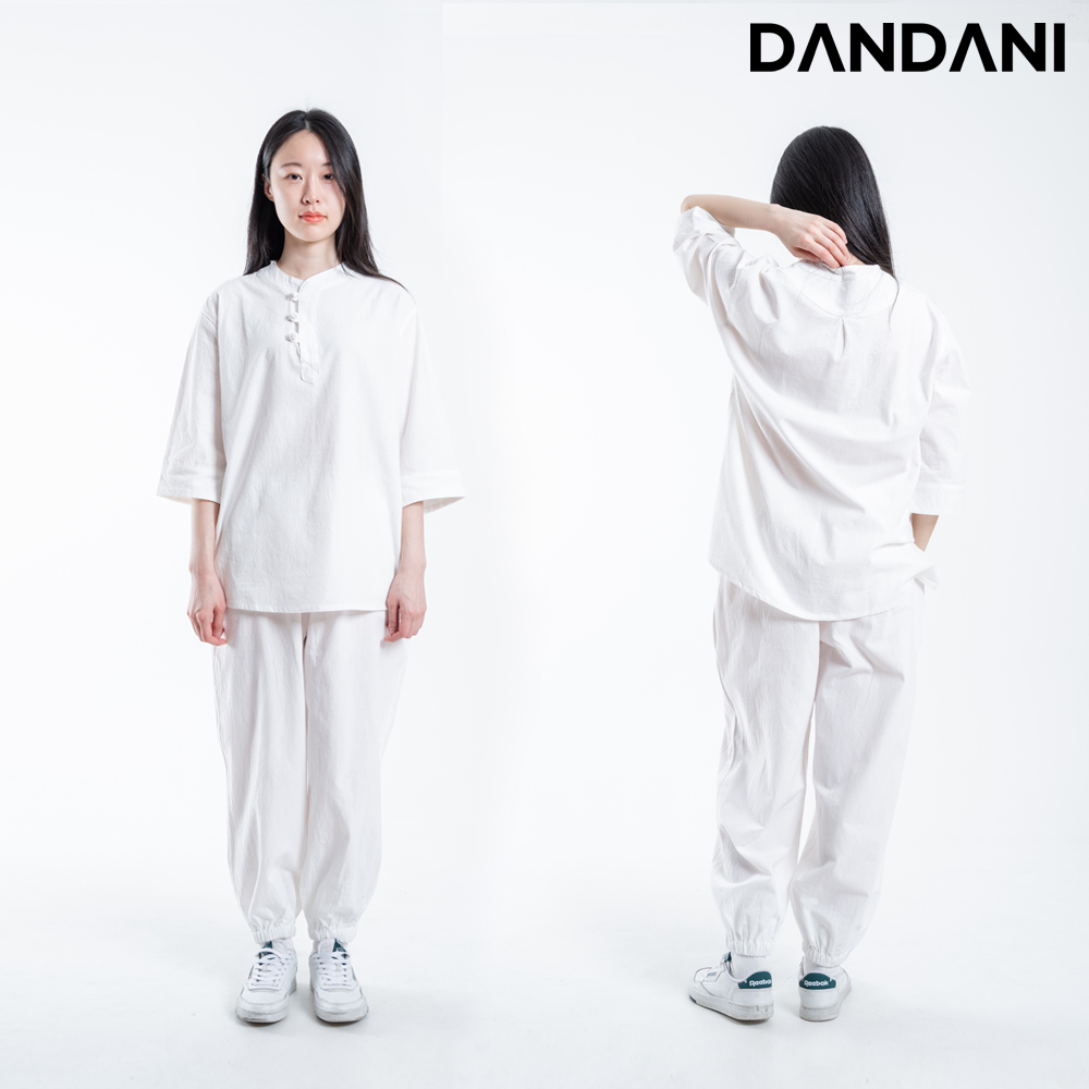 단다니 생활한복 세트 봄 여름 가을 남자 여자 공용 개량한복 법복 절복 이미지 4