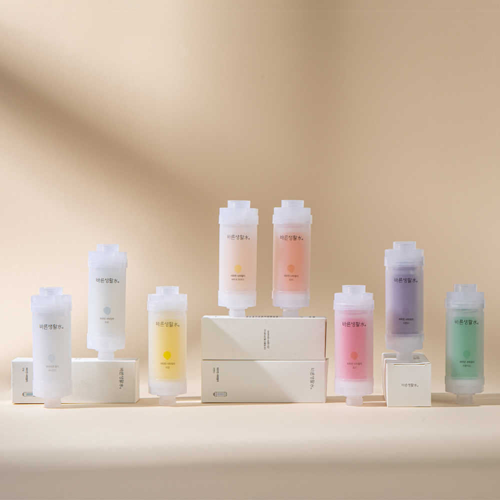 바른생활수 프리미엄 비타민 샤워필터 1개+1개