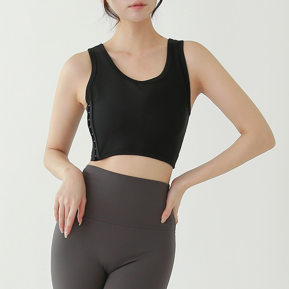 핑크앤다이아 가슴압박브라 빅사이즈 스포츠브라 가슴작아보이는 미니마이저 이미지 4
