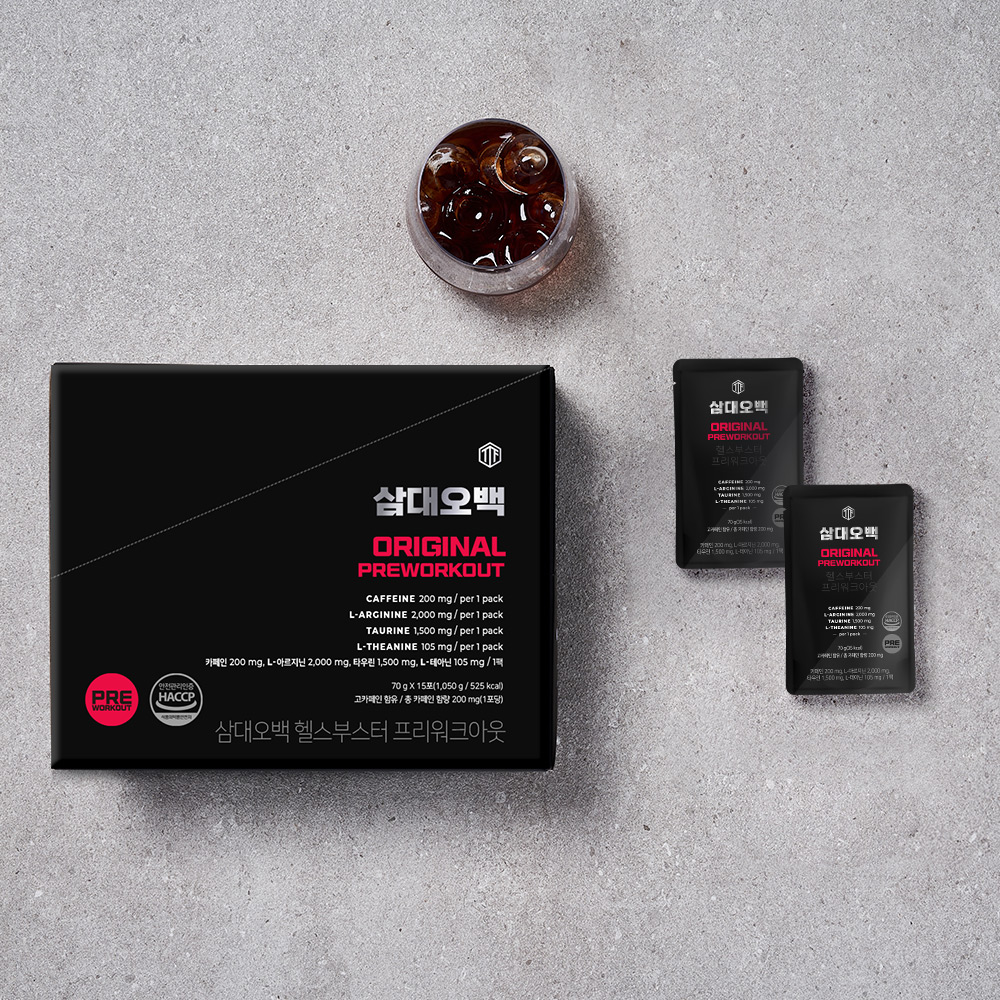 삼대오백 헬스부스터 프리워크아웃 운동전부스터 70gx15포 이미지 3