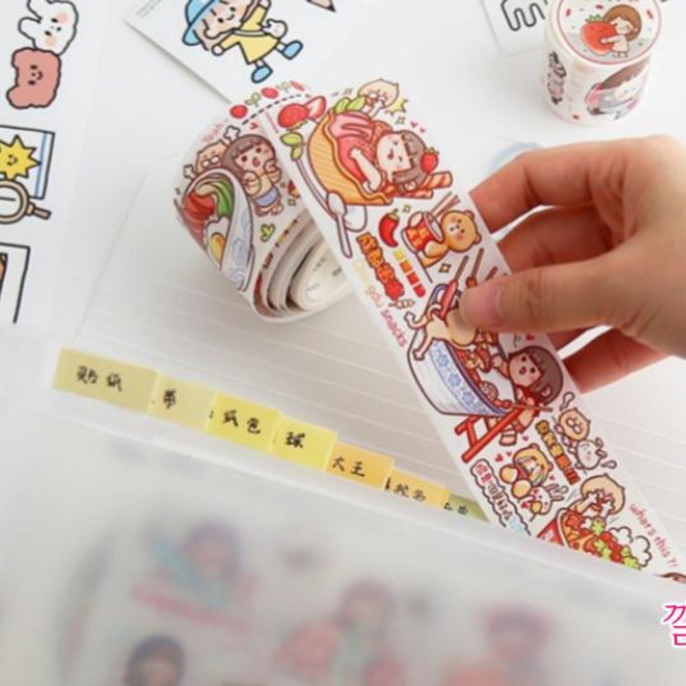 중학생아코디언파일 고등학생 아코디언파일 A6 유로 페소 지폐 스티커 보관 이미지 7