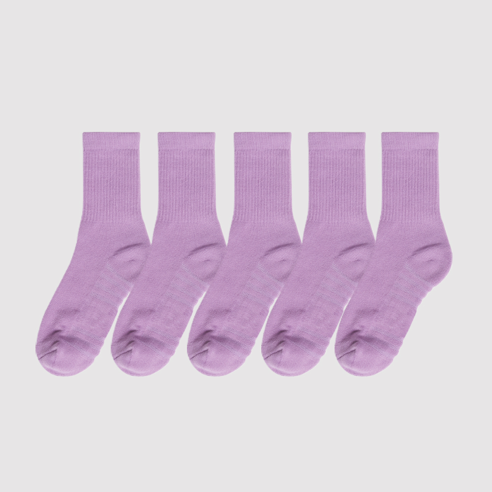 테크스킨 컬러컬렉션 크루삭스 스포츠 골프 양말(8color) - 5족세트 - 상세 이미지 2