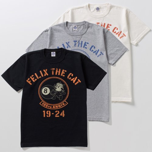 토이즈맥코이 펠릭스 105주년 기념 반팔 티셔츠 FELIX THE CAT TMC2404 - 상품 이미지