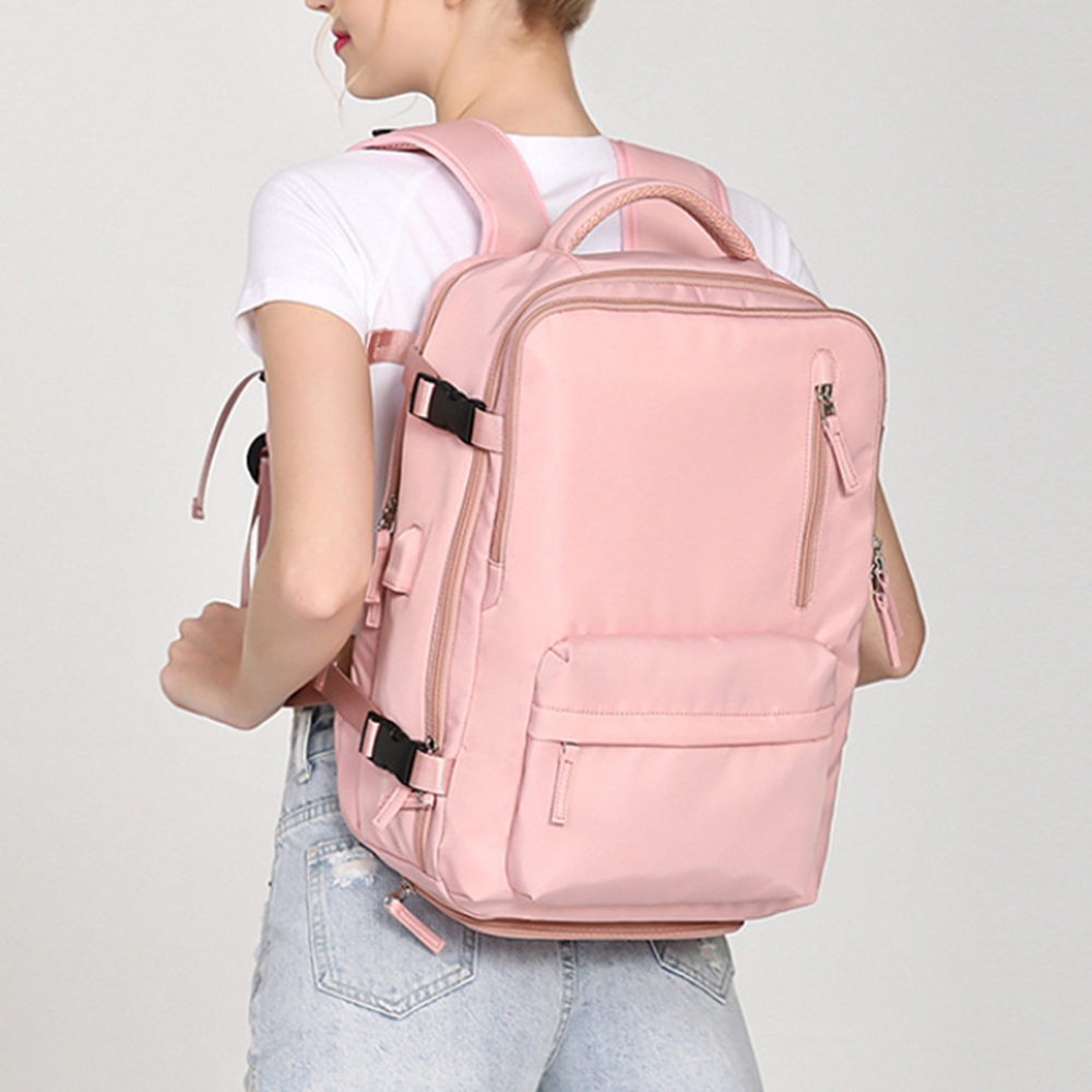 가벼운 경량 여대생 백팩 학생 학교 가방 성인 데일리 여행 책가방