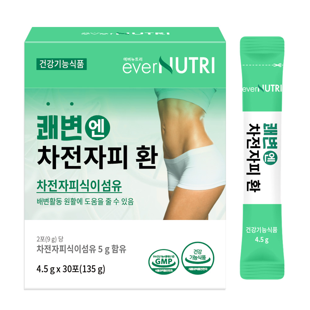 에버뉴트리 쾌변엔 차전자피 식이섬유 환 30포, 1개