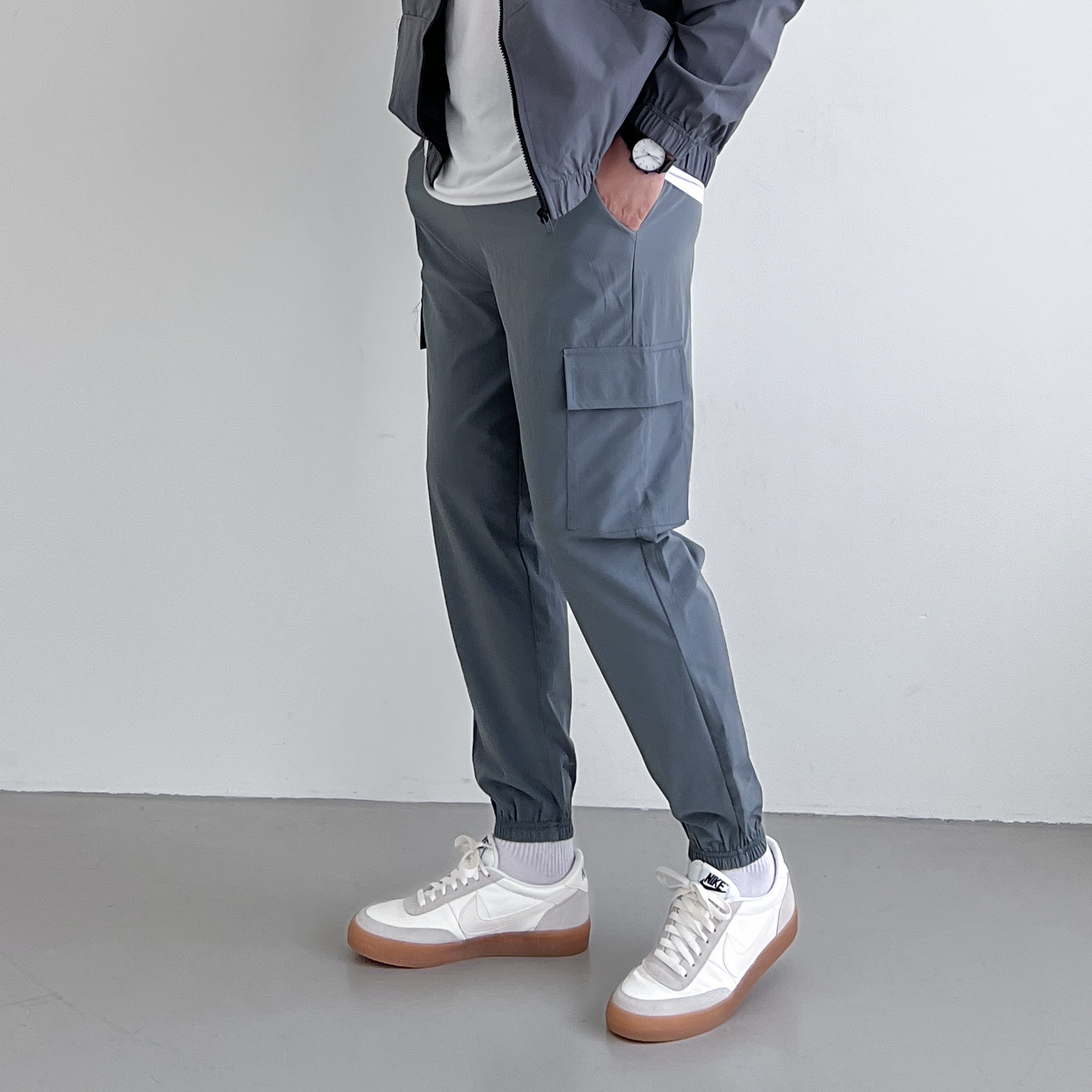 1+1 여름용 아이스조거팬츠 쿨조거팬츠 - 상세 이미지 5