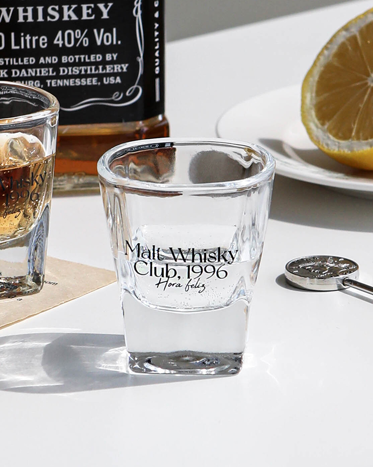 몰트 위스키 1996 예쁜 감성 레터링 소주잔 샷잔 50ml