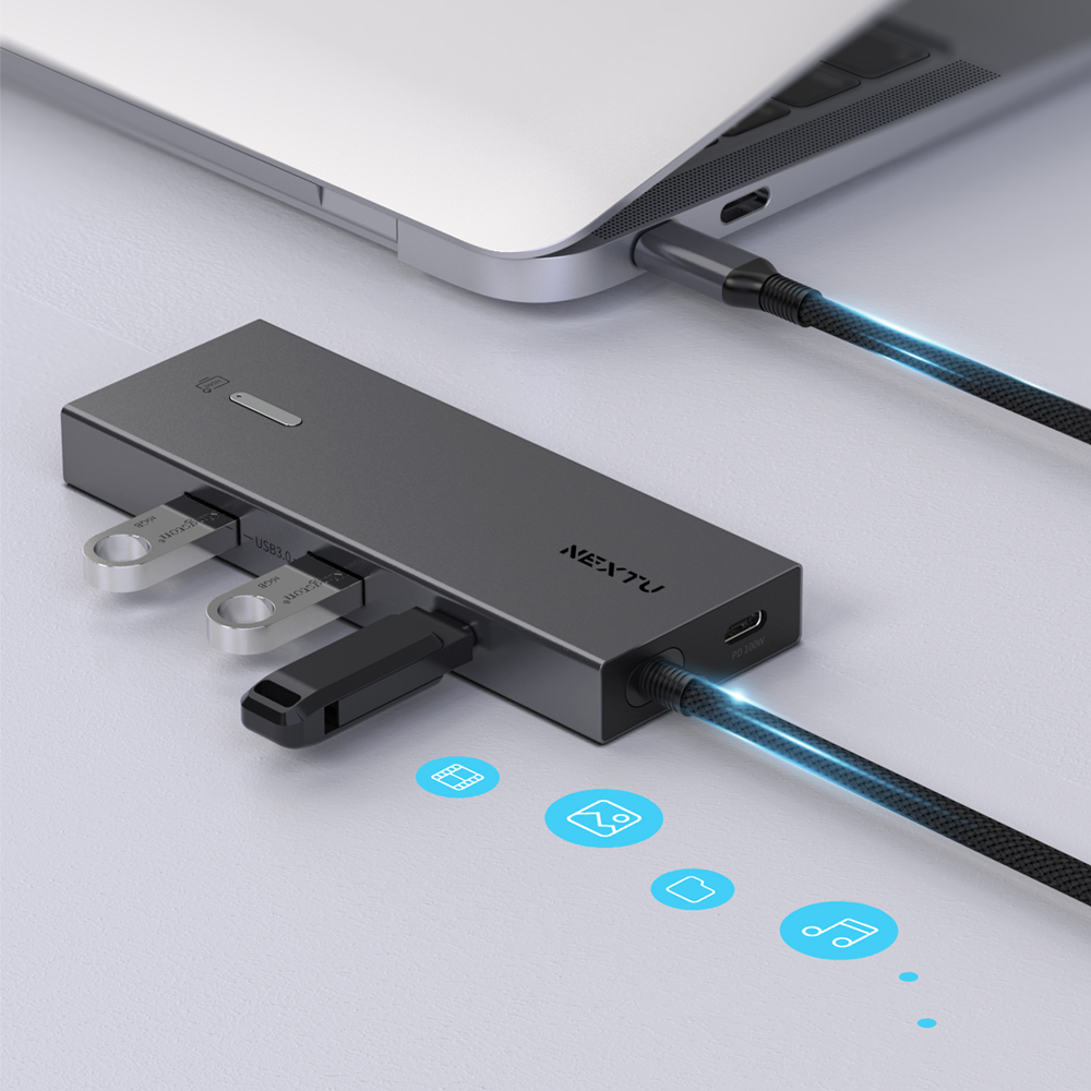유가우 9in1 HDMI 온오프 USB C타입 멀티허브 - 상세 이미지 4