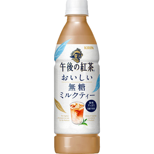 기린 오후의 홍차 맛있는 무당 밀크티 430ml - 메인 이미지