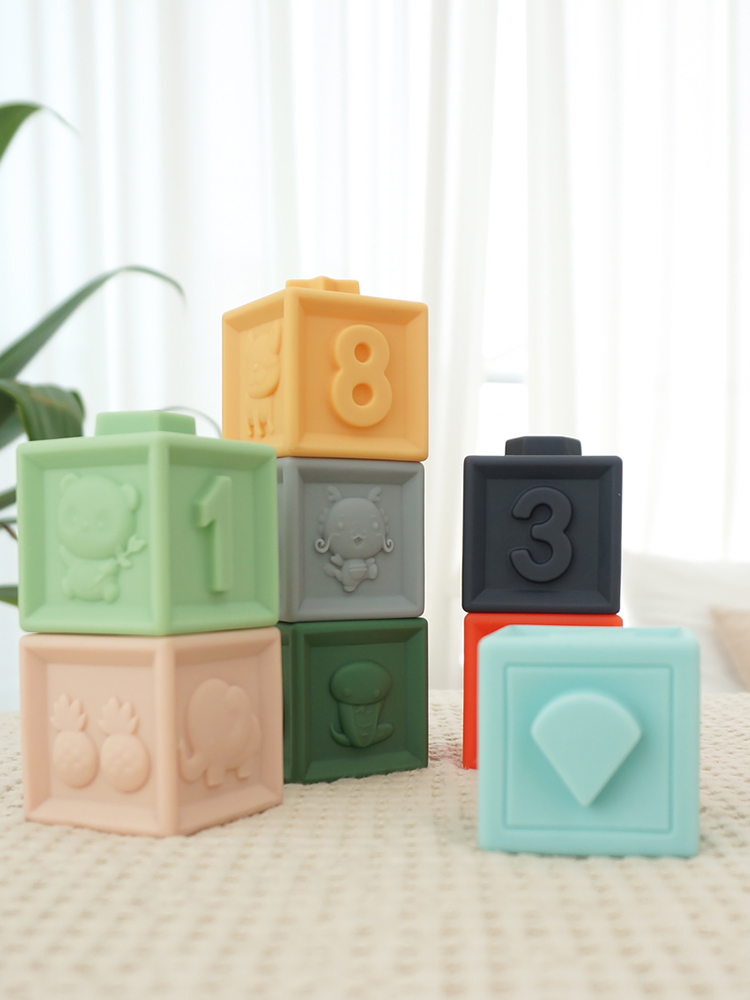 키저스 감각발달 소프트 치발기 17종 선물 세트 돌 백일 아기 신생아 공 블록쌓기 장난감