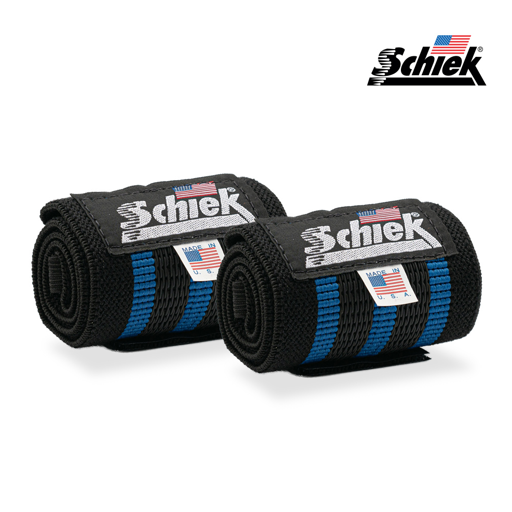 SCHIEK 1118R 블루 헬스 리스트랩 손목 보호대 시크 쉬크 - 상세 이미지 2