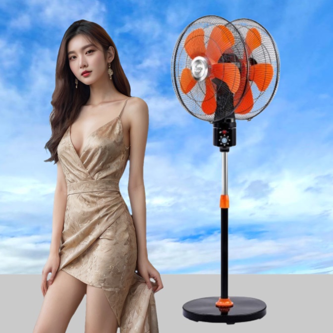 업소용 스탠드 선풍기 매장용 키다리 선풍기 키높이 키큰 선풍기 - 상품 이미지