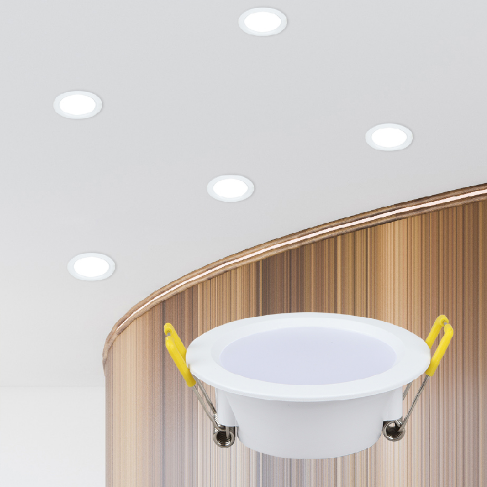 LED 5cm 2인치 다운라이트 매립등 매입등 3W, 주백색, 1개 - 상세 이미지 2