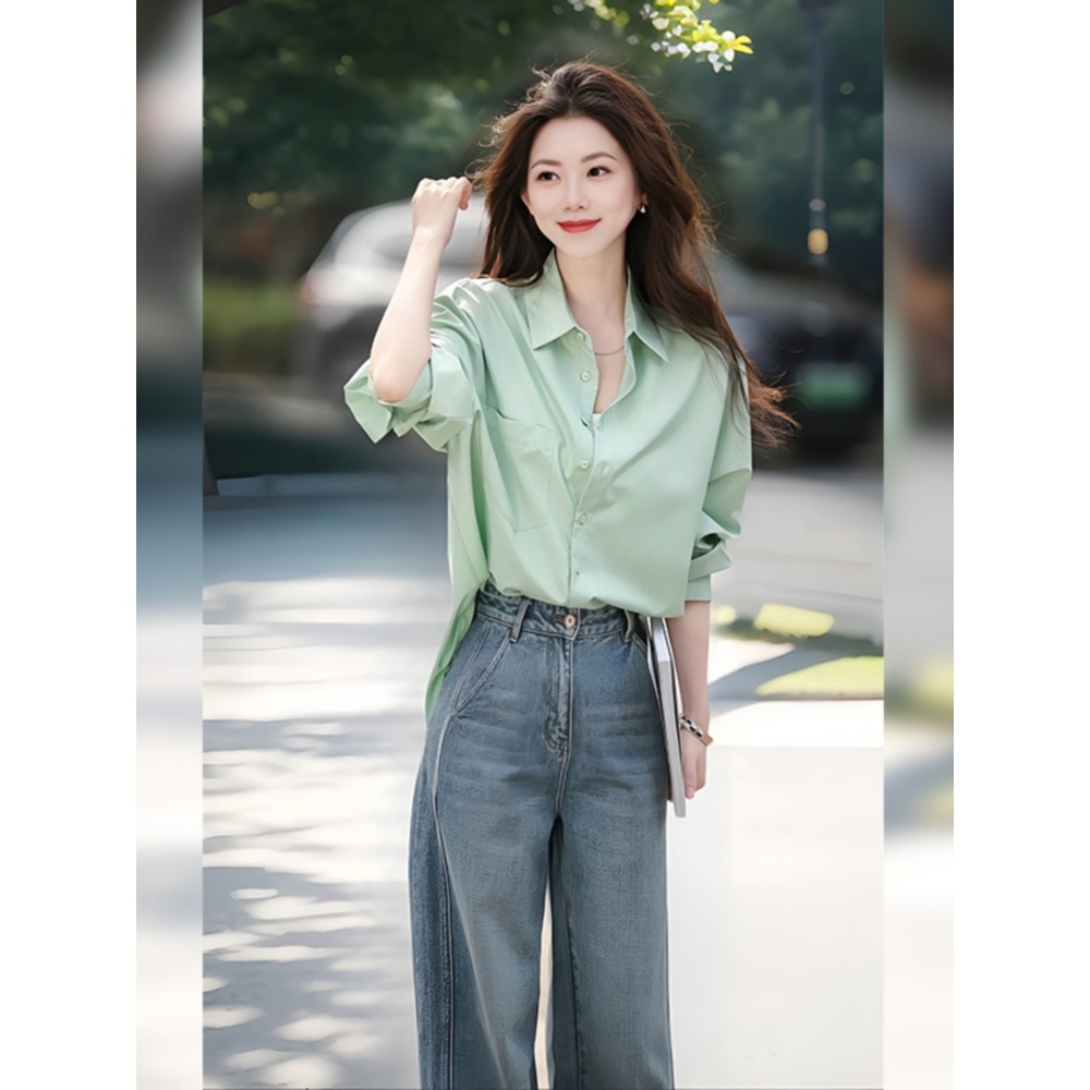 하이드 이보영 나문영 셔츠 블라우스 데일리 데이트 옷 패션 의상 세번째 결혼 오세영 - 상세 이미지 2
