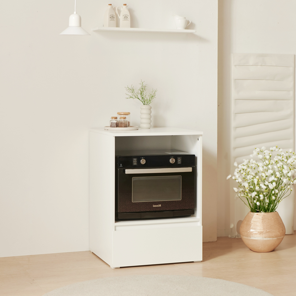 폴키친 광파오븐렌지대 광파오븐장 수납장 선반