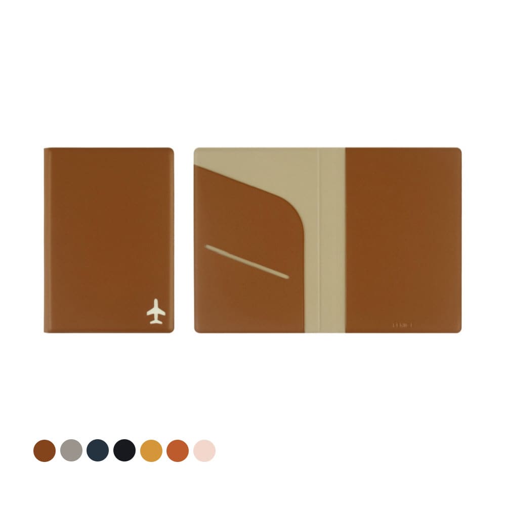 페니체 플레인 여권 케이스 (7colors) 가죽 방수 여권 커버 - 메인 이미지