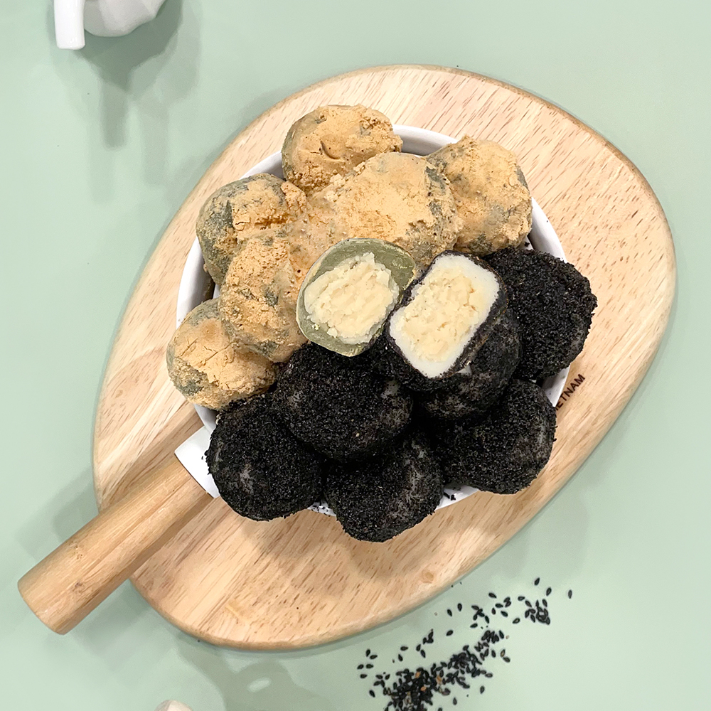 영의정인절미 쑥 흑임자 세트 30개입 (앙금 가득, 고소 달콤 떡) - 상세 이미지 5