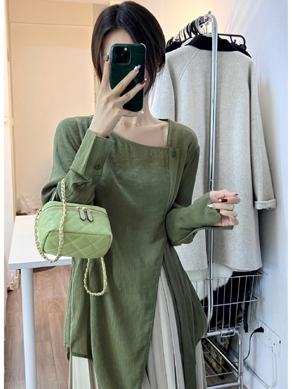 하이드 4회 이보영 나문영 셔츠 럭셔리 하객룩 옷 패션 의상 웨딩임파서블 전종서 - 상세 이미지 4