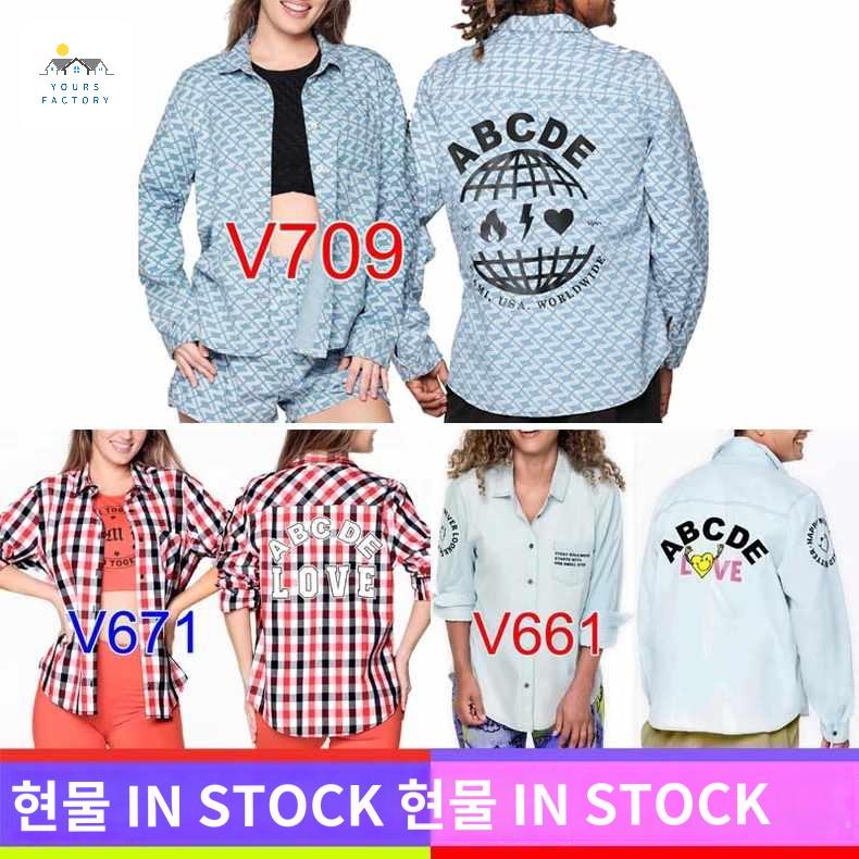 방송댄스 에어로빅 줌바댄스 셔츠 연습복 줌바복 남방 - 상품 이미지