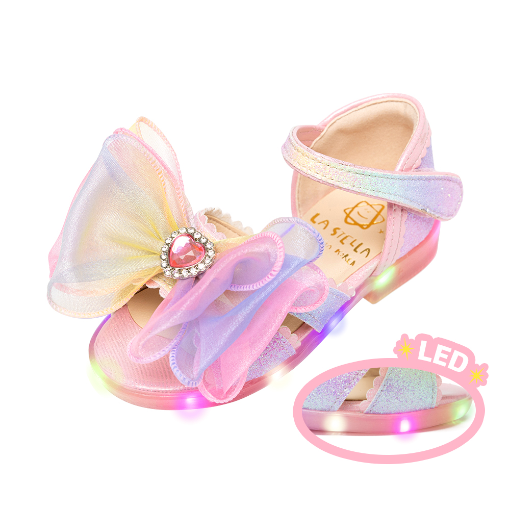 라스텔라 바비LED샌들 공주 여아샌들