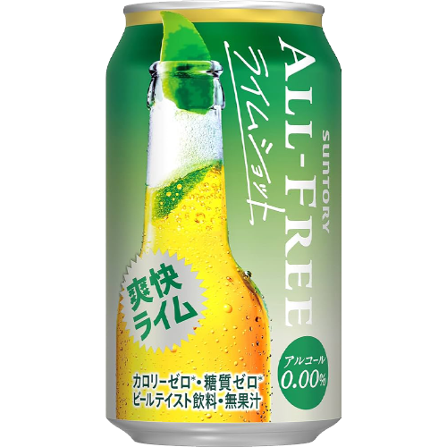 맥주 무알콜 논알콜 산토리 올프리 라임샷 350ml - 메인 이미지