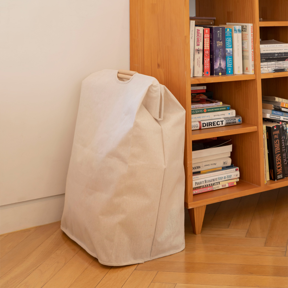 모노플랫 빨랫감성바구니 방수 접이식 빨래바구니 소