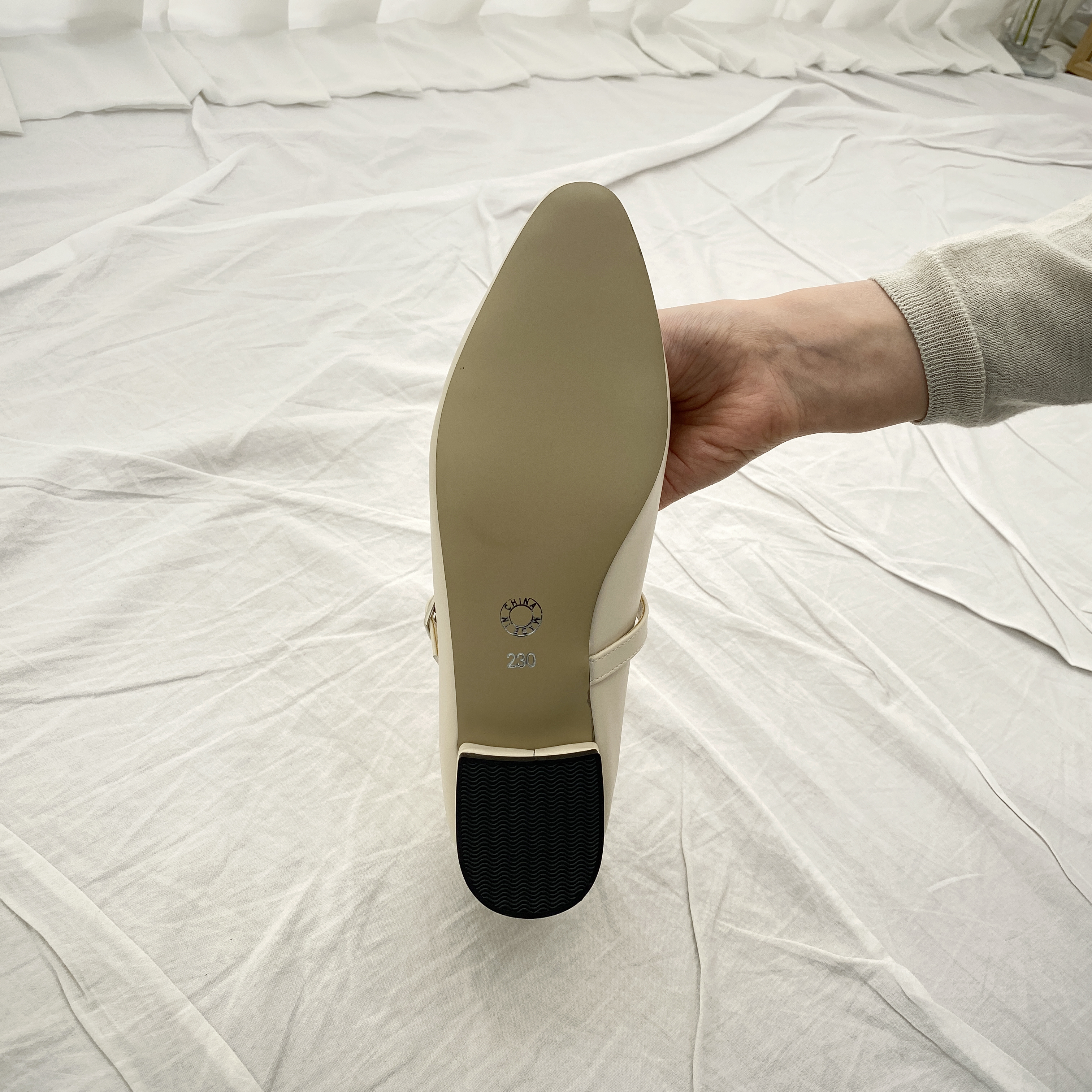 메리제인 플랫슈즈 발편한 골드 은색 실버 빅사이즈 255 260