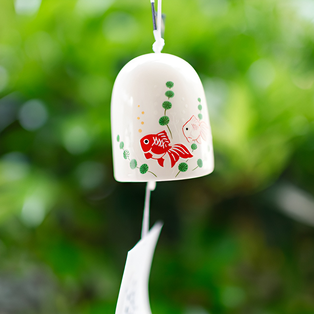 일본후우링 형광 도자기 후우링 풍경종 도어벨 후링