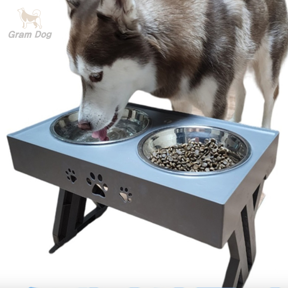 강아지 높이조절 식기 대형견 밥그릇 물그릇 애견 높은 키높이 식탁