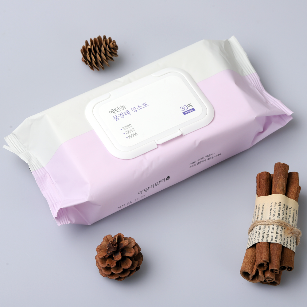 에탄올 물걸레청소포 특대형 6팩(180매) 인덕션클리너 세정티슈 병원용품 살균 청소