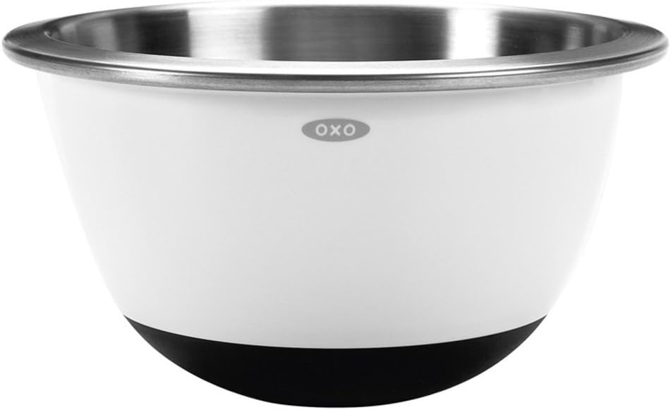 OXO 믹싱볼 스테인리스 스틸 23.5 × 12cm 미디엄 화이트 옥소 - 상세 이미지 3