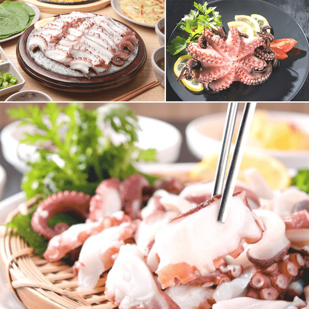 신선 고단백 통문어찜 저열량 담백 쫄깃한 타우린 숙회