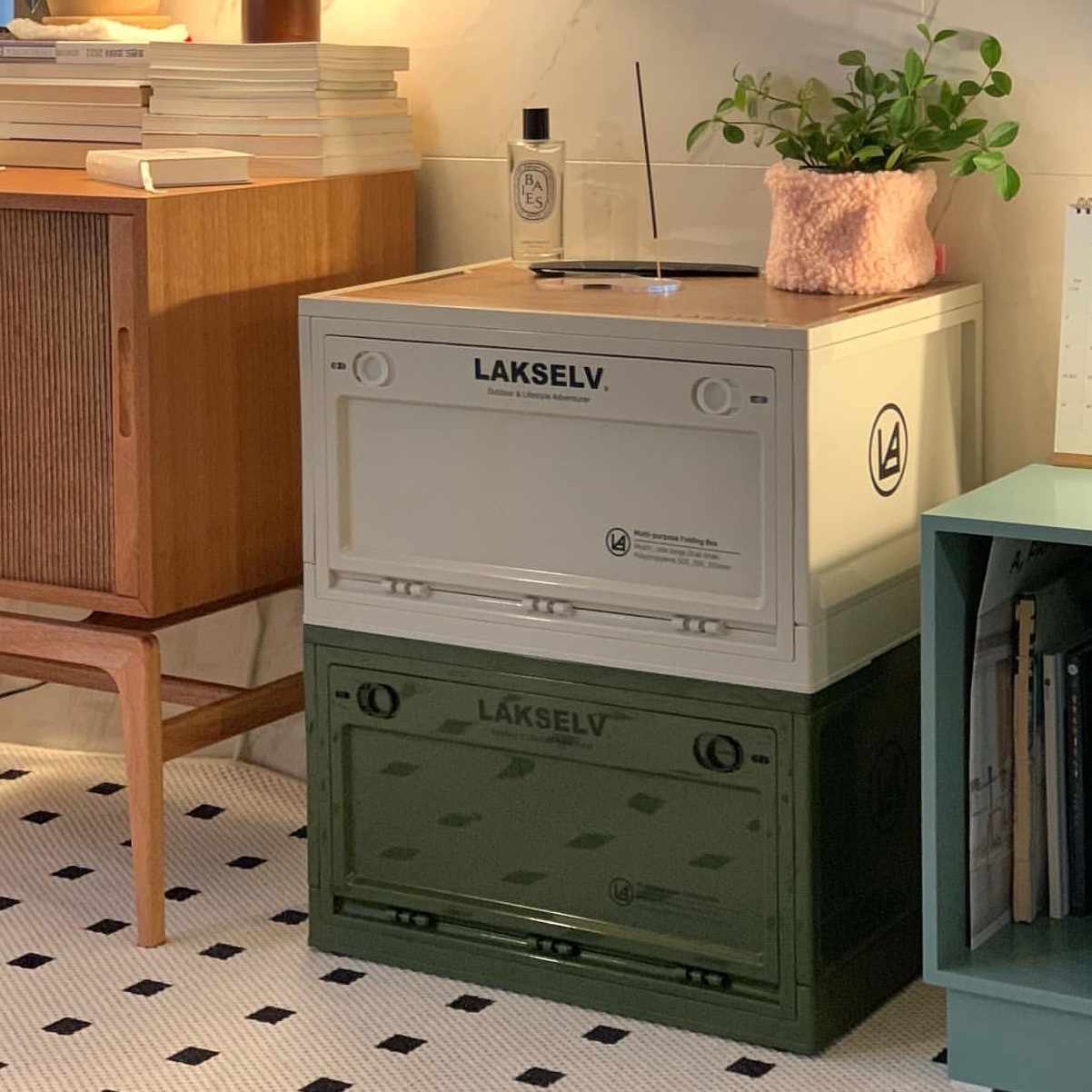 락셀 캠핑박스 캠핑폴딩박스 상판포함