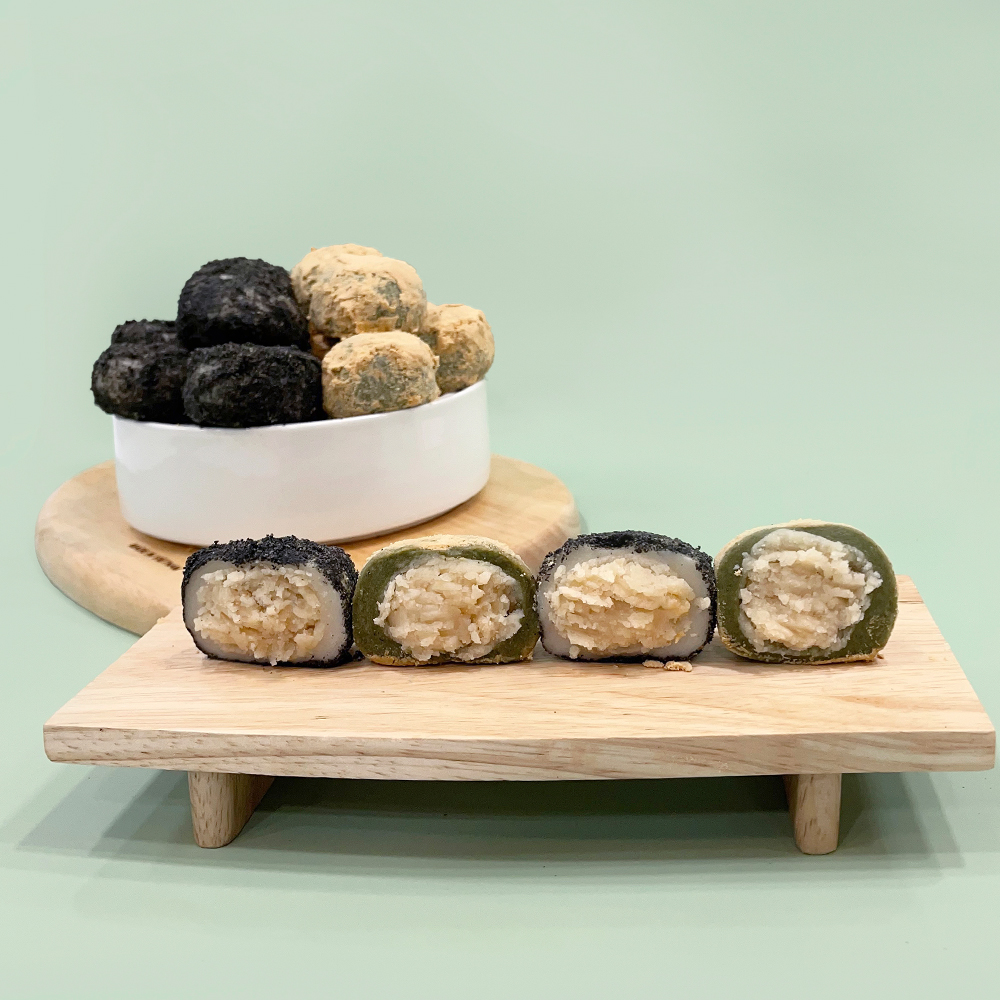 영의정인절미 쑥 흑임자 세트 30개입 (앙금 가득, 고소 달콤 떡) - 상세 이미지 3