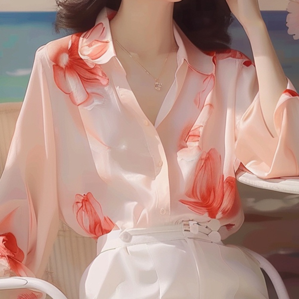 하이드 이보영 나문영 탑 셔츠 레트로 밝은 옷 패션 의상 세번째 결혼 윤해영 - 메인 이미지