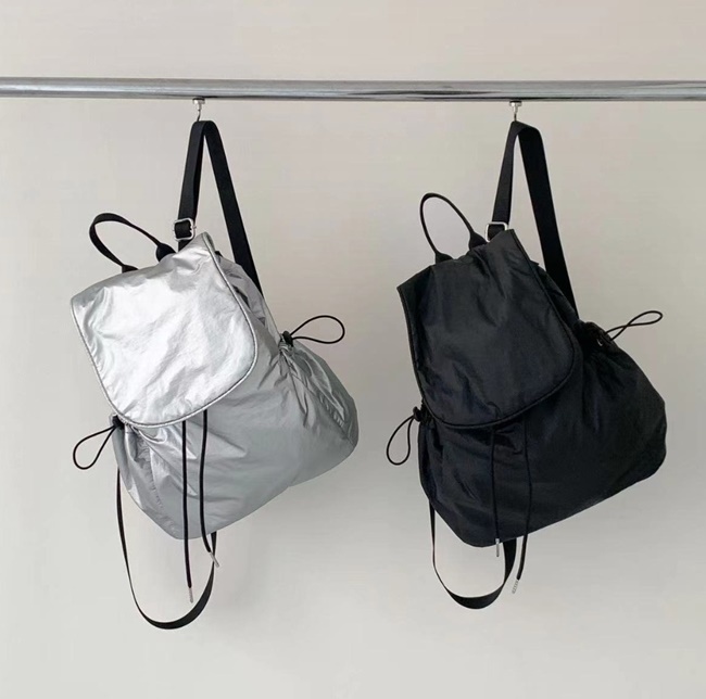 가벼운 여성 스트링 텀블러 배낭 백팩 데일리 운동용 캐쥬얼 여행 가방