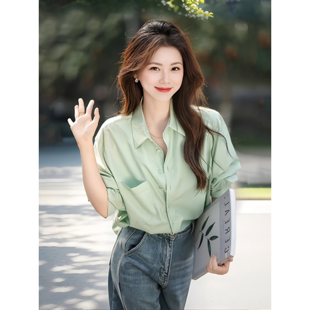 하이드 이보영 나문영 셔츠 블라우스 데일리 데이트 옷 패션 의상 세번째 결혼 오세영 - 상세 이미지 3